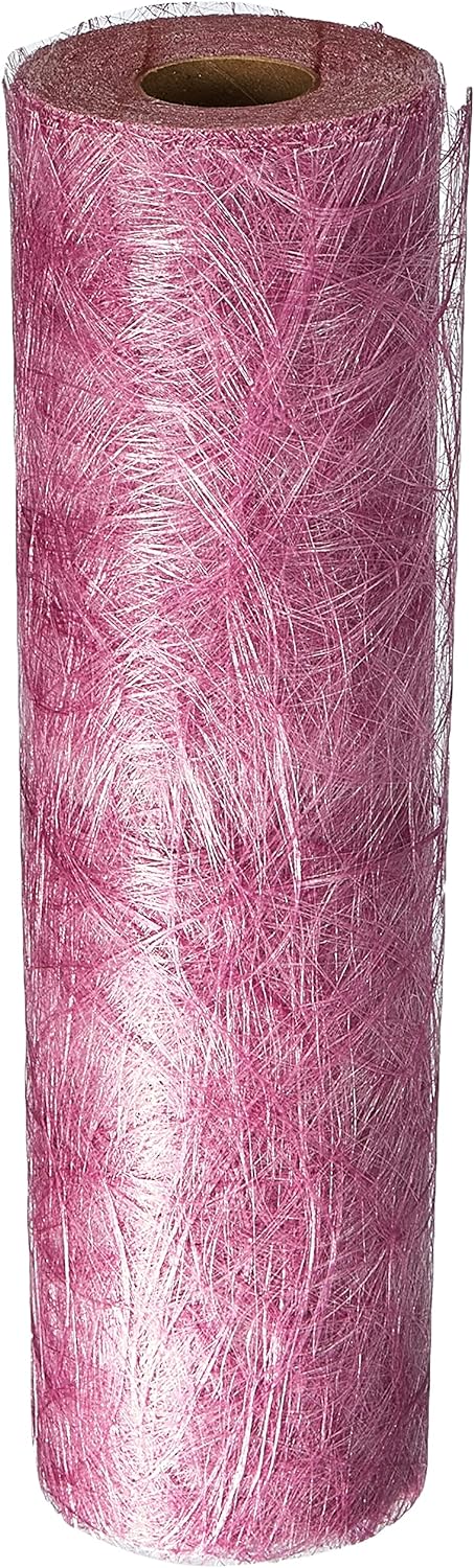 Sizoweb Tischband - 25 Meter Rolle + 100 Deko Herzen Gratis (30cm Breite, in Erika) 30cm Erika, 30cm