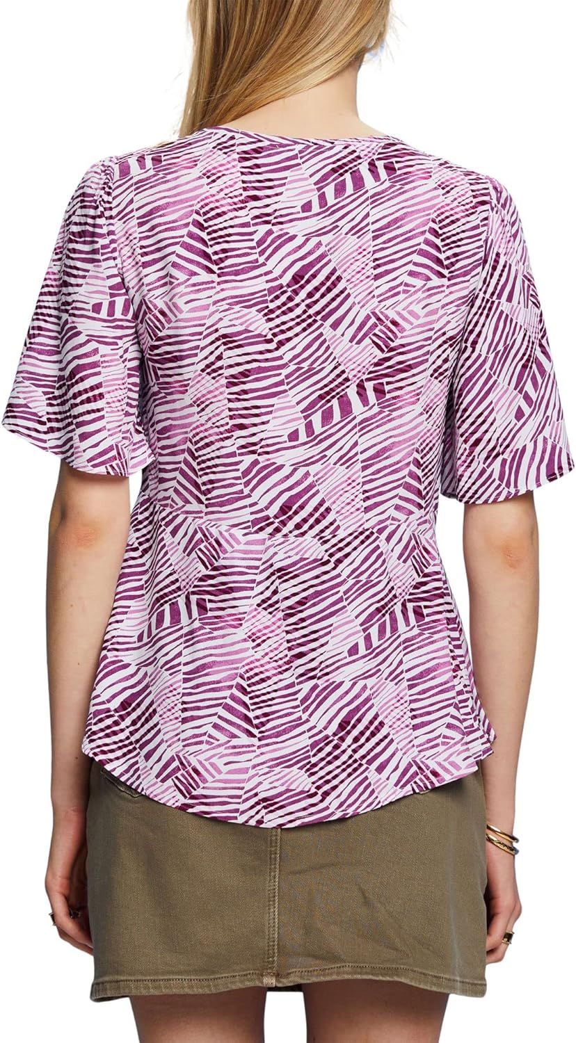 ESPRIT Damen Bluse, 509/Violet 5
