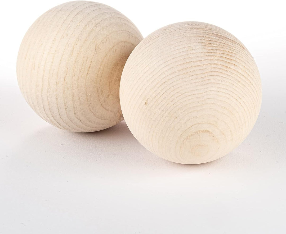 Doppelpack - Zirbenkugel 7cm aus Zirbenholz