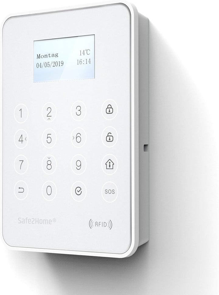 Safe2Home® externes Tastenfeld Aussen SP310 + Innen für Funk Alarmanlage Serie SP310 - Bedienteil mi