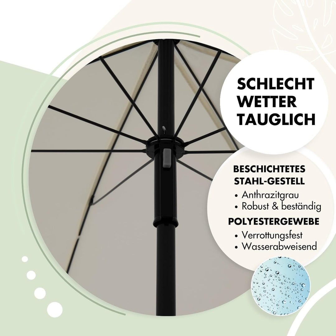 derby Strandschirm Mittelmast, ⌀ 196 cm bordeaux