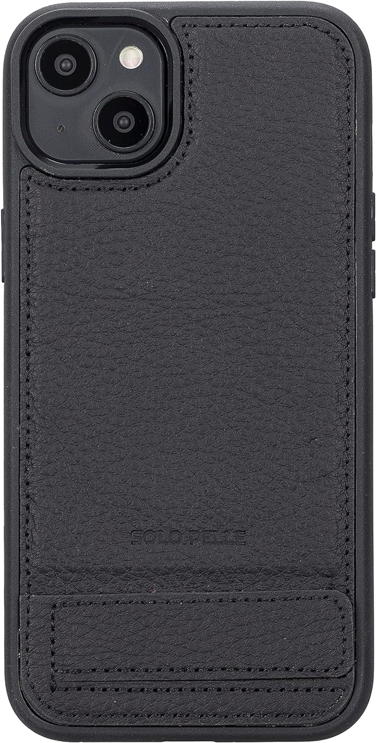 Solo Pelle Lederhülle für das iPhone 14 Plus in 6.7 Zoll Case Leder Hülle Ledertasche Backcover aus