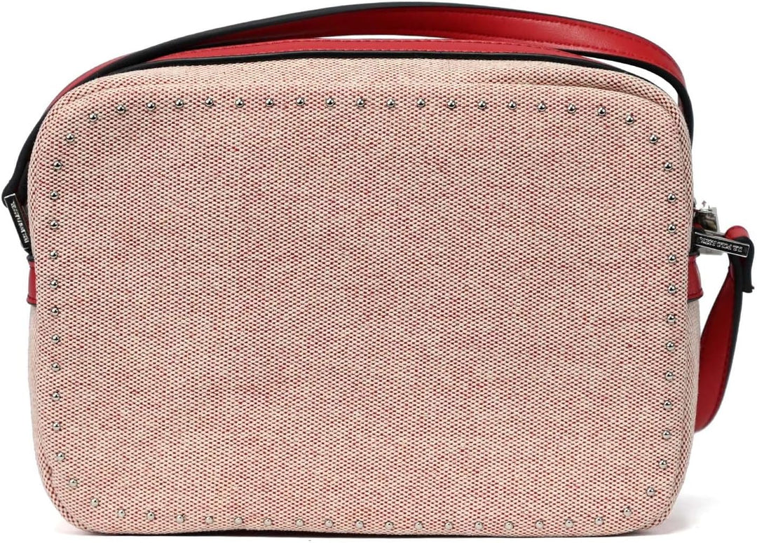 U.S.POLO ASSN. Great Meadow Crossbody Bag 23x17x8 Canvas/PU RED