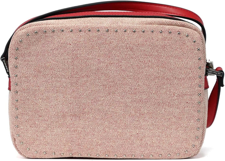 U.S.POLO ASSN. Great Meadow Crossbody Bag 23x17x8 Canvas/PU RED