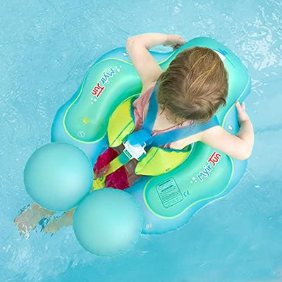 Myir JUN Schwimmring Baby, Aufblasbarer Baby Schwimmring Baby Schwimmreifen Schwimmhilfe mit Baby Sc