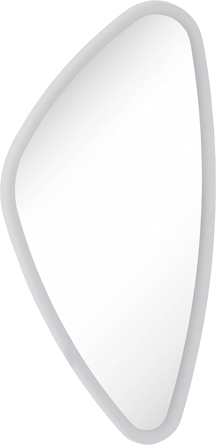 FACKELMANN LED Spiegel Organic Mirrors/Wandspiegel mit umlaufender LED-Beleuchtung/Masse (B x H x T)