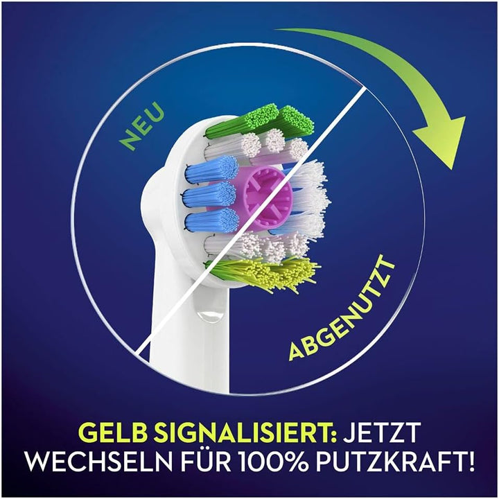 Oral-B Aufsteckbürsten 3D White 8er FFU CleanMaximizer Grüne 8 stück (1er Pack), Grüne 8 stück (1er