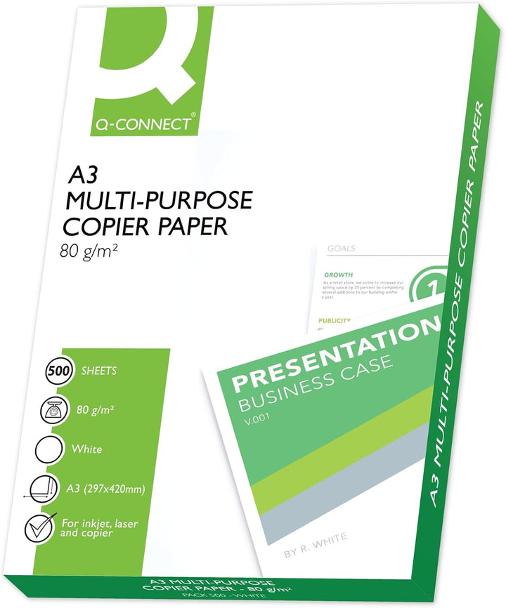 Q-CONNECT KF01089 Kopierpapier A3 80g weiss 1 weiss, 1 weiss
