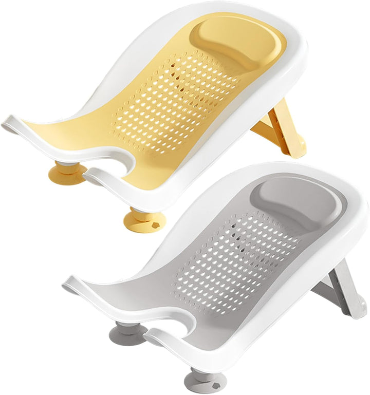 Waschbecken Babybad, Babyspüle Bad mit Saugnapfbecher, multifunktional tragbar mit faltbaren Beinen,