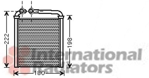 VAN WEZEL 58006256 Wärmetauscher, Innenraumheizung