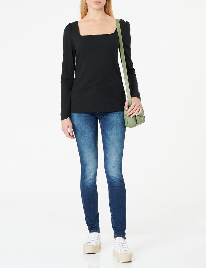 ONLY Damen Onlroyal Hw Skinny DNM Pimbox Jeans S / 32L Dark Blue Denim, S / 32L Dark Blue Denim