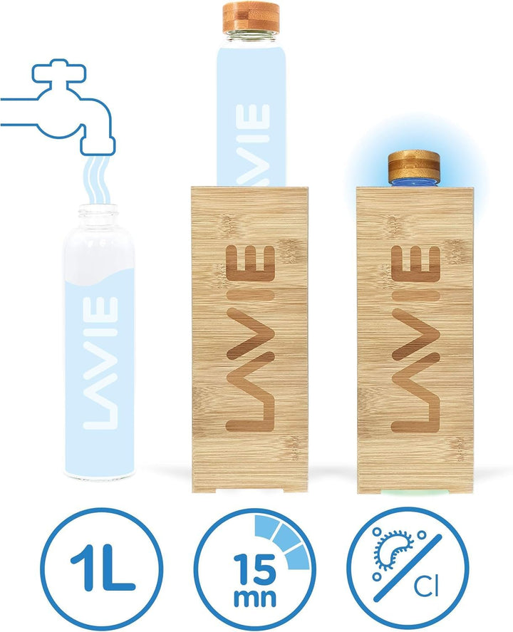 LaVie Premium – Innovativer Bambus-Wasserreiniger, UVA-Licht, kein Verbrauchsmaterial, verwandelt Ih