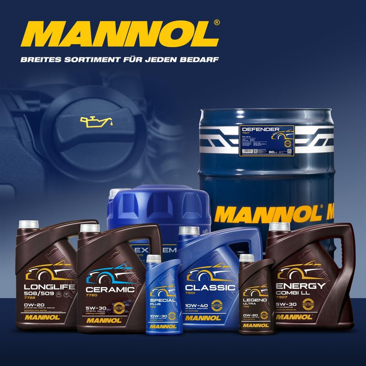 MANNOL Diesel Extra 10W-40 API CH-4/SL Motorenöl, 10 Liter, 10 Liter