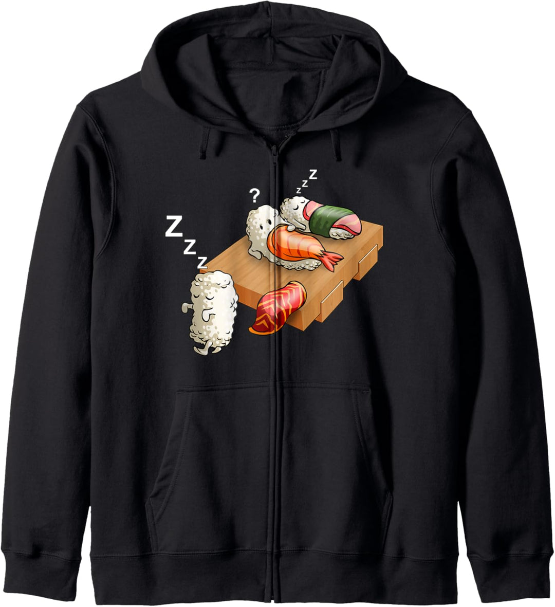 Süsses Walking Sushi Kawaii lustiges japanisches Sushi-Foodie Kapuzenjacke