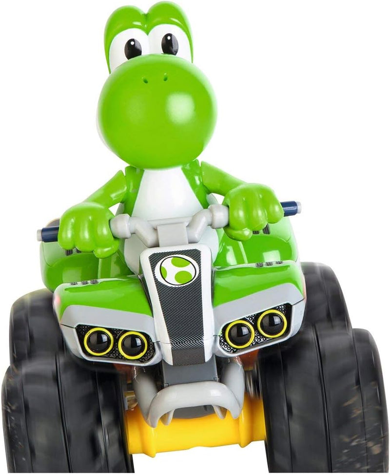 Carrera RC Mario Kart Yoshi Quad I Ferngesteuertes Quad Für Kinder und Erwachsene, Jungs & Mädchen I