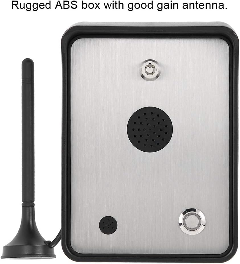 GSM Audio Intercom, Regenfester Zugangskontroller für Toröffner Edelstahl Zugangskontrollsystem, Inn