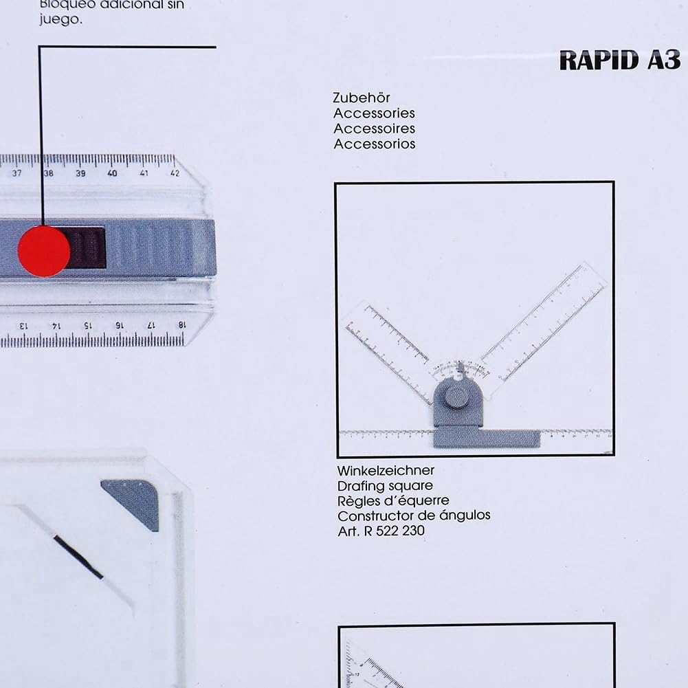 Ejoyous Multifunktions-Zeichenbrett-Werkzeug, A3-Leuchtkasten-Zeichenblock A3-Zeichenbrett-Set LICHT