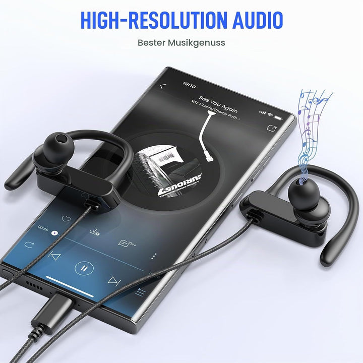 USB C Kopfhörer für Samsung A57 A37 Galaxy A55 A36 S26,In Ear Typ C Headset | USB C Anschluss Ohrhör