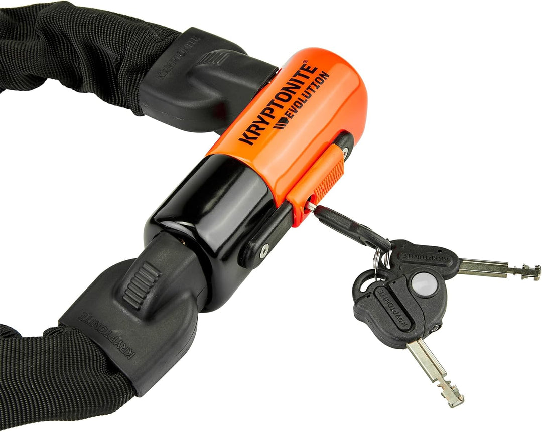 Evans Zyklen Kryptonite Evolution 4 1016 Kette integrierter Kette Radfahren Lock 150 cm, 150 cm