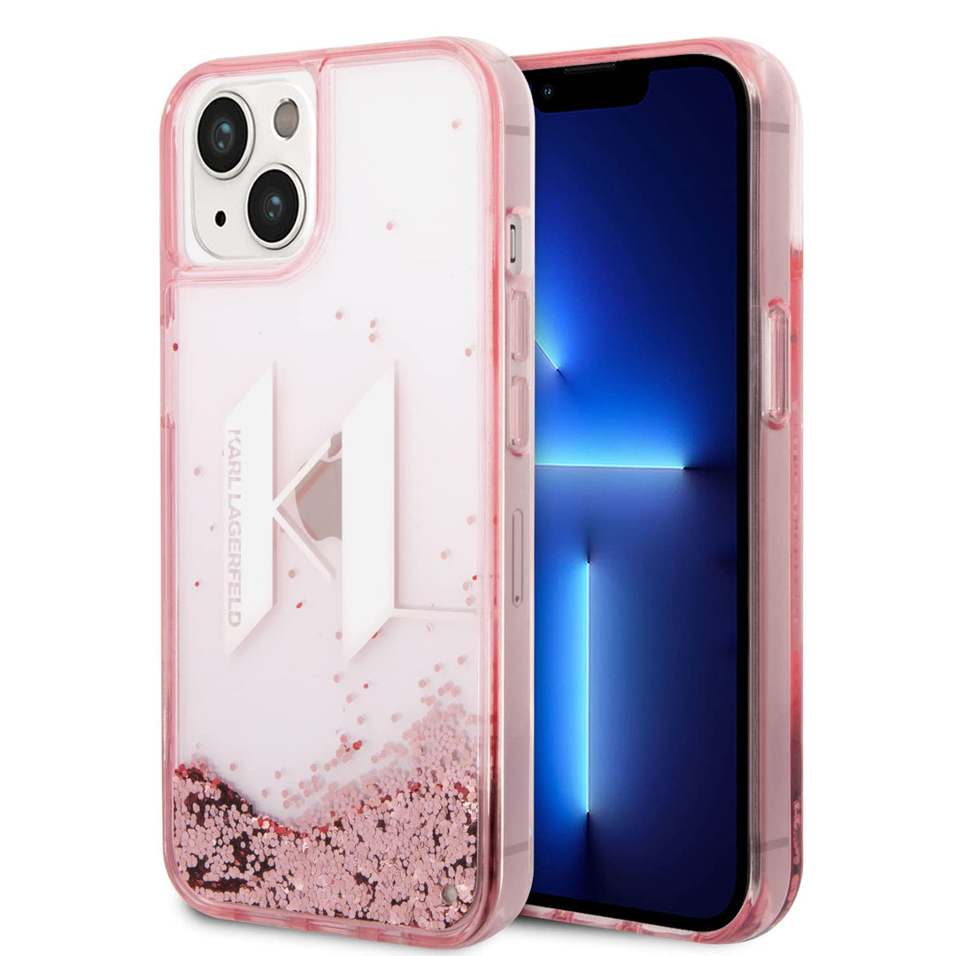 Karl Lagerfeld KLHCP14SLBKLCP Hülle für iPhone 14 6,1" rosa/pink hardcase Liquid