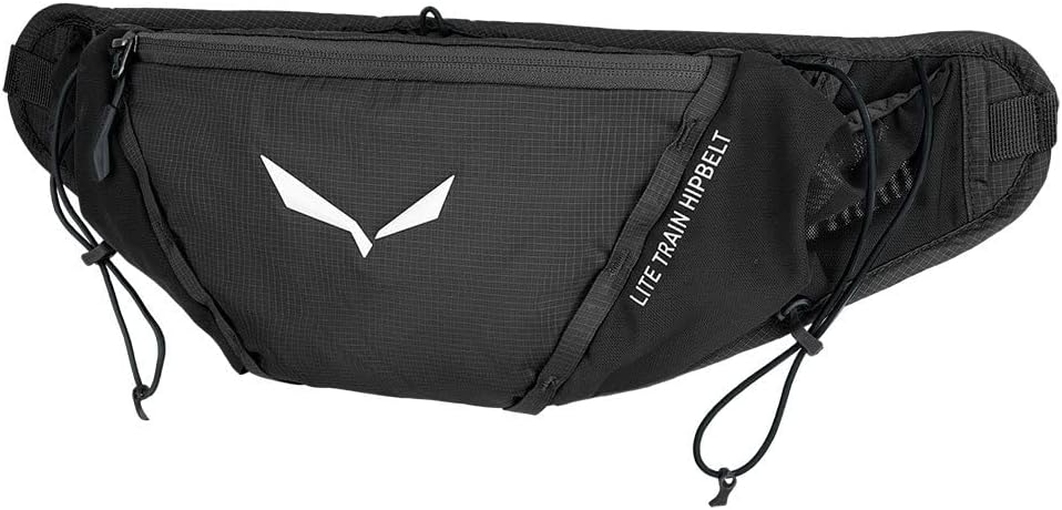 SALEWA Unisex – Erwachsene LITE Train HIPBELT hip Pocket, Blue, normal Einheitsgrösse Schwarz, Einhe