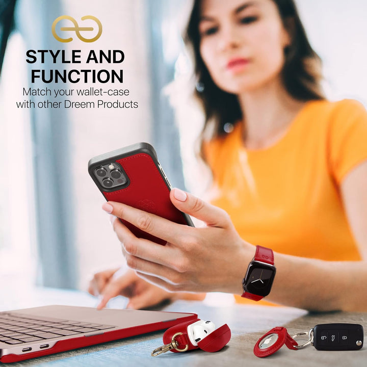 Dreem Fibonacci iPhone 14 Pro Geldbörsen-Hülle / 2-in-1 Stossfestes MagSafe Case und abnehmbares Lux