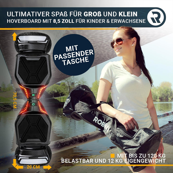 Robway X2 Hoverboard - Das Original - Offroad/Street Edition - Samsung Marken Akku - Self Balance -