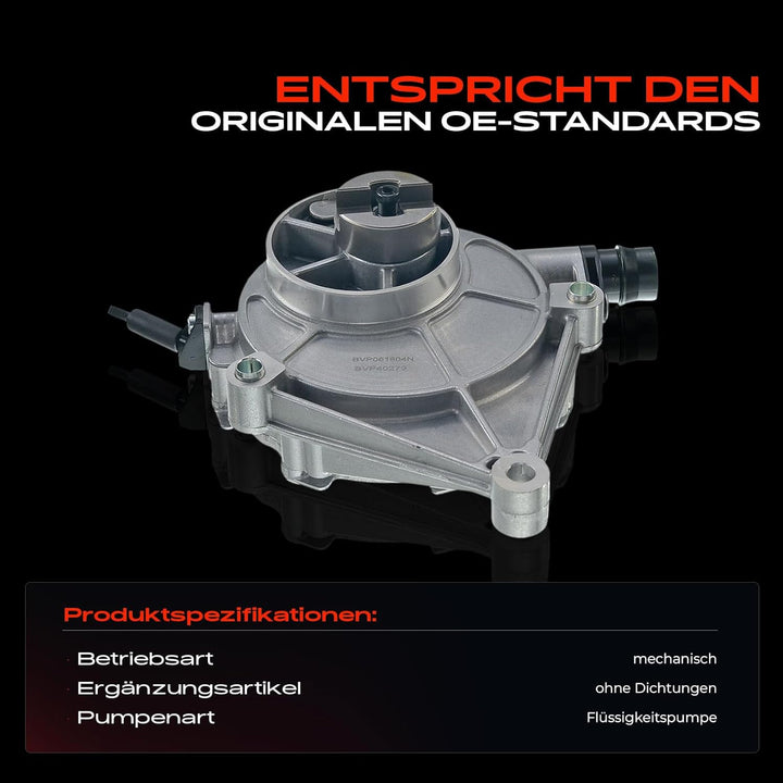 Frankberg Unterdruckpumpe Vakuumpumpe für E30 320i E84 X1 E89 Z4 Roadster F10 528i F20 F21 125i F25