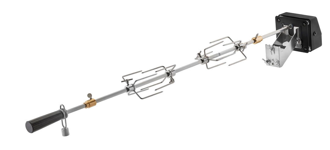 RÖSLE Premium-Drehspiess, Hochwertiger Grillspiess für RÖSLE BBQ-Stationen für VIDERO G4/G6 und MAGN