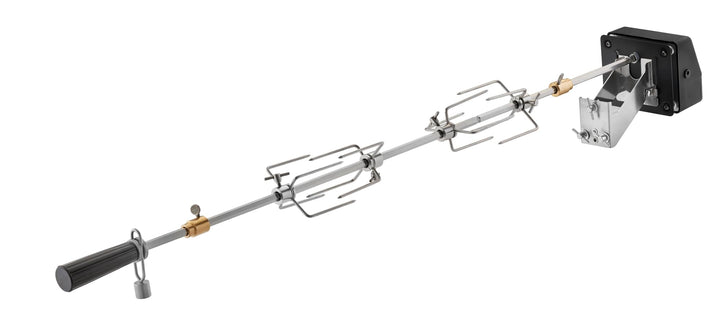 RÖSLE Premium-Drehspiess, Hochwertiger Grillspiess für RÖSLE BBQ-Stationen für VIDERO G4/G6 und MAGN