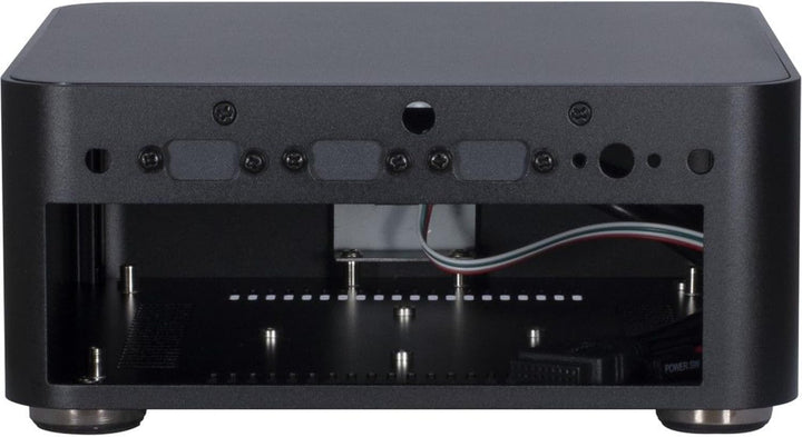 Inter-Tech ITX PC Gehäuse A80 mit 60 W Netzteil, schwarz