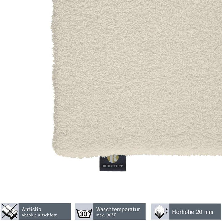Badteppiche Square Natur-Jasmin - 20 50x60 cm, 50x60 cm