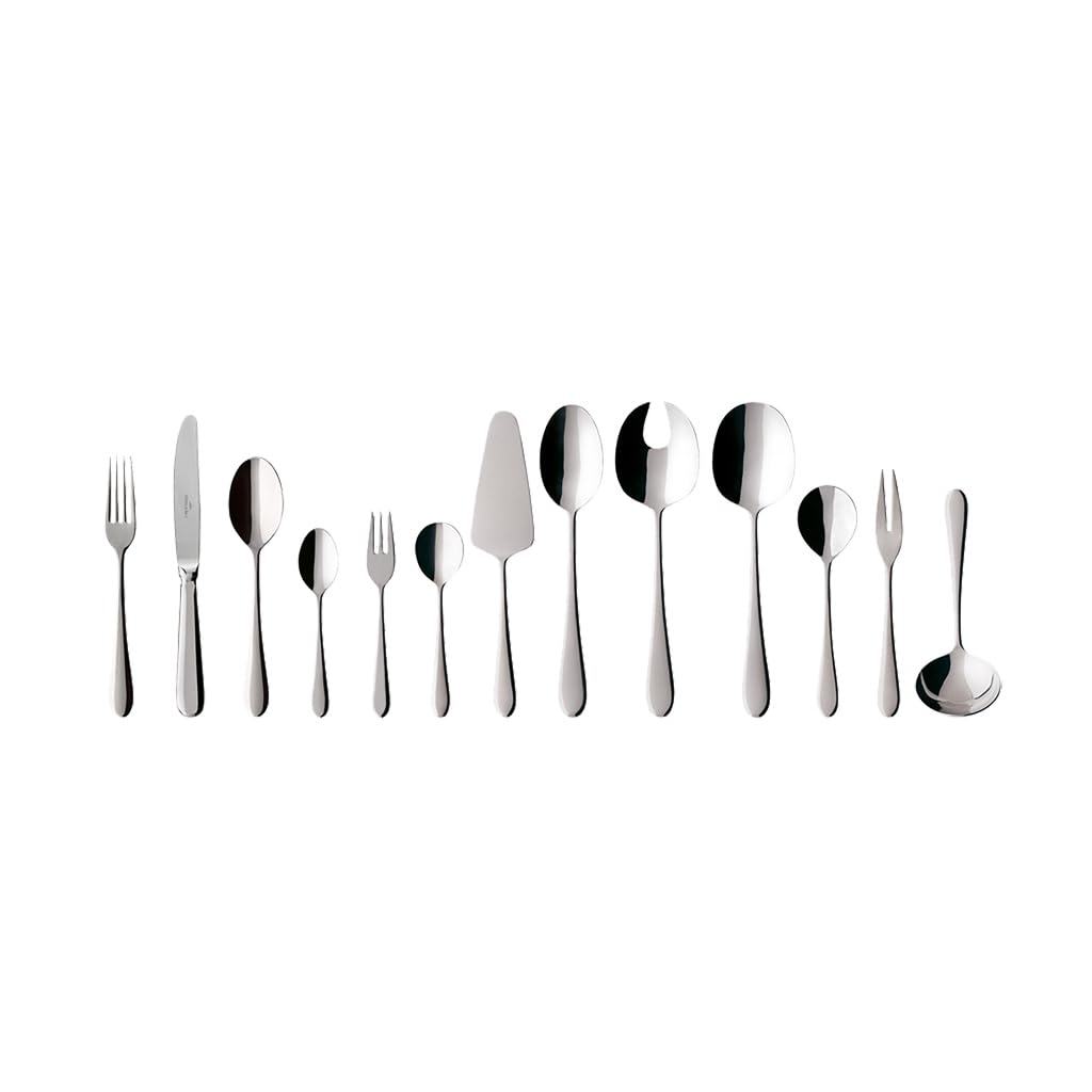 Villeroy & Boch – Oscar Tafelbesteck 68 teilig, 12 Personen, spülmaschinenfest, rostfrei, Besteck Ed
