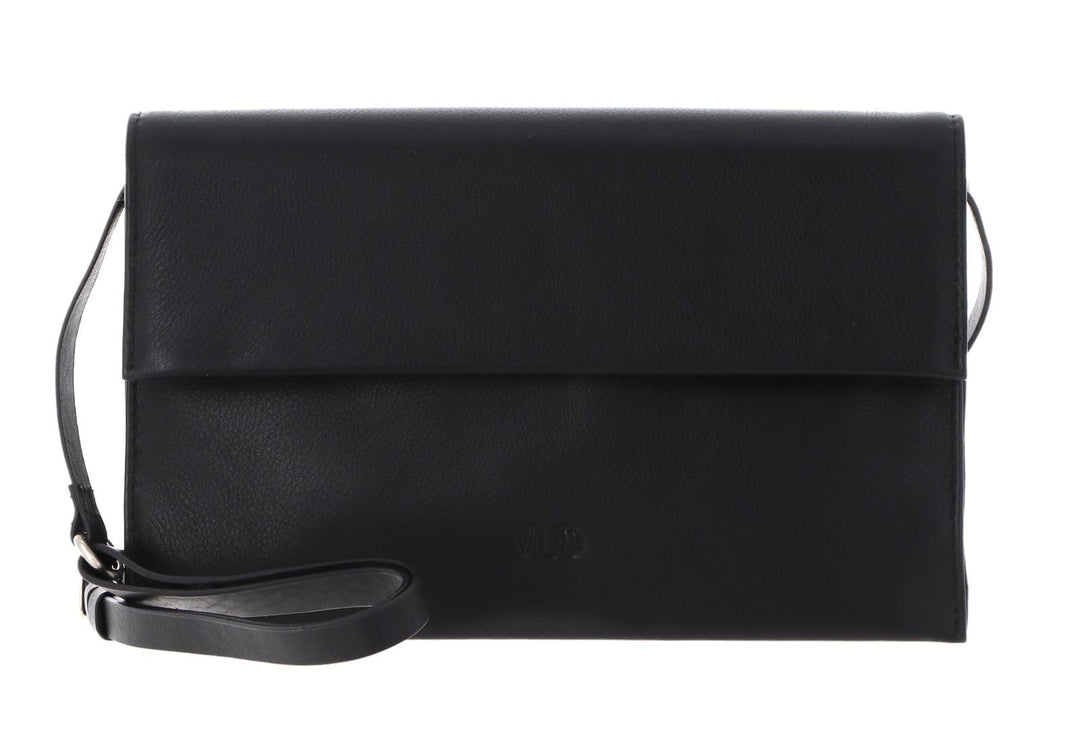 Voi Soft Leila Clutch Tasche Leder 23 cm Schwarz, Schwarz