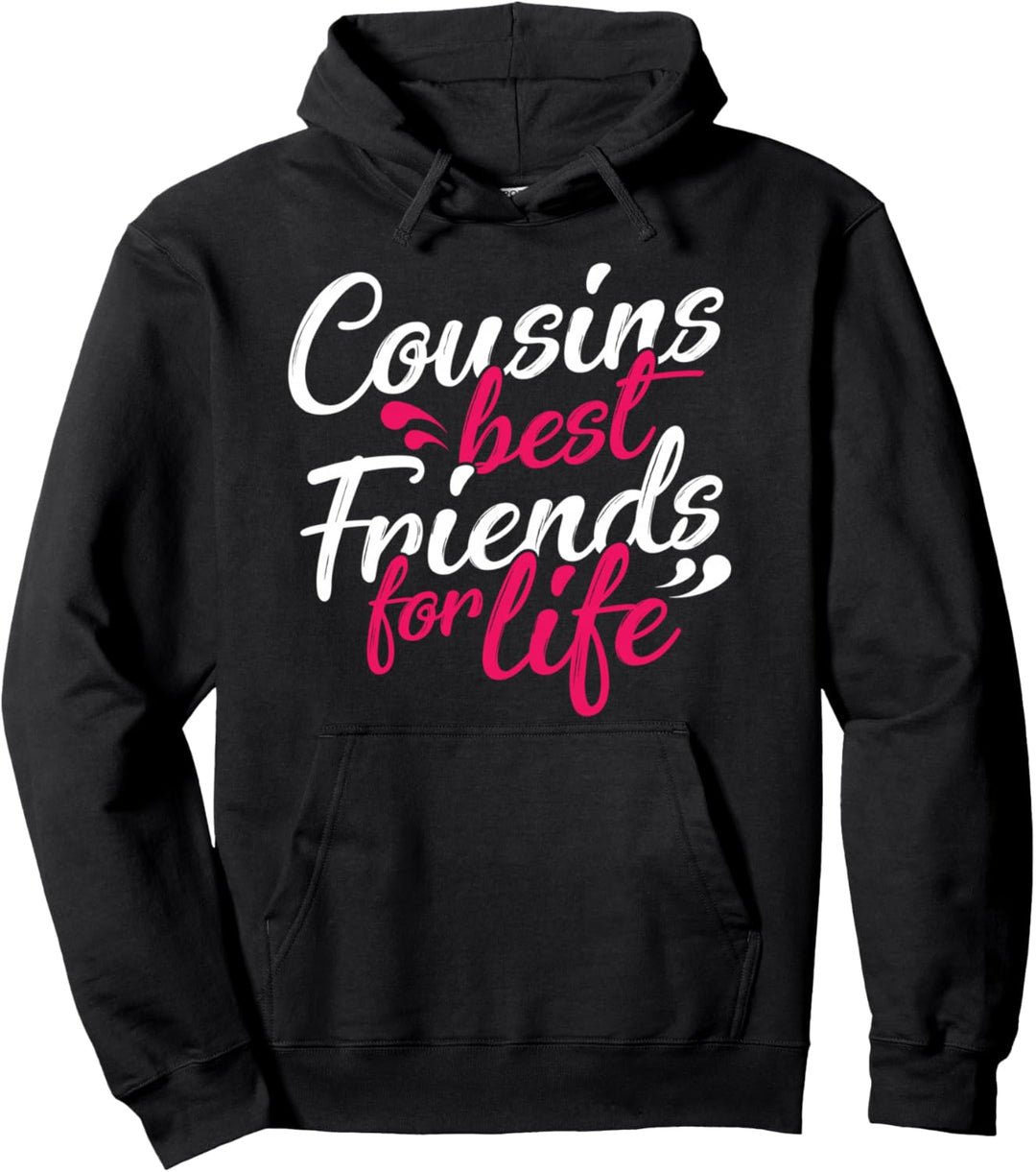 Cousinen Beste Freunde Cousin Kusine Cousine Vetter Familie Pullover Hoodie
