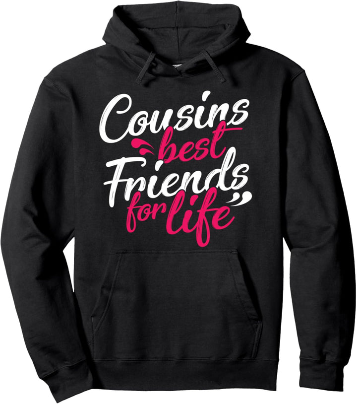 Cousinen Beste Freunde Cousin Kusine Cousine Vetter Familie Pullover Hoodie