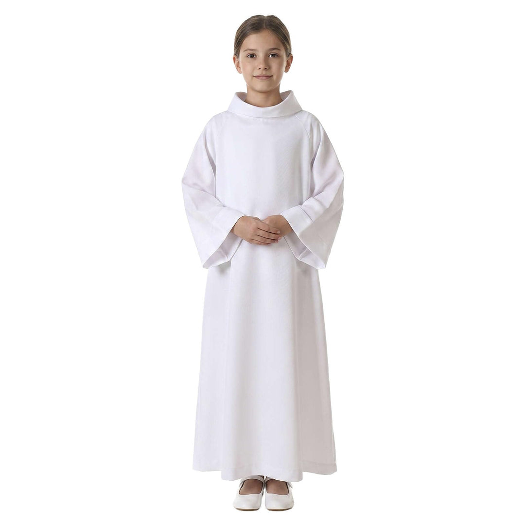 Holyart Erstkommunionalbe Weiss, 125 cm (49 inc.), 125 cm (49 inc.)