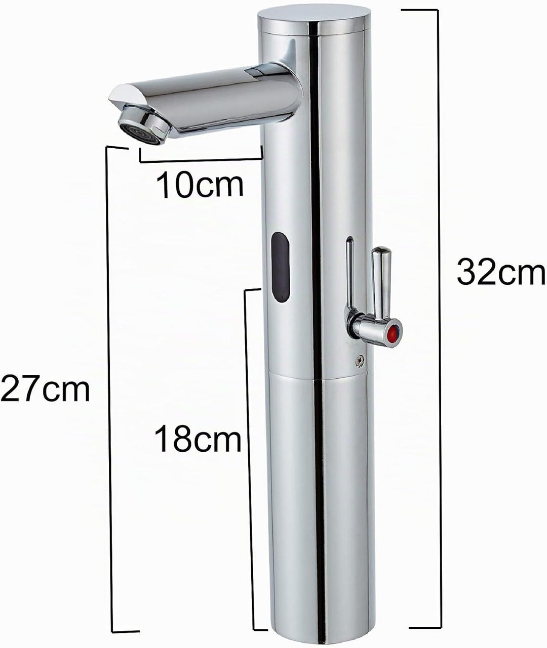 Gangang Waschbecken-Armatur mit Automatischem IR-Sensor, Sensor-Wasserhahn,Automatischer Wasserhahn,