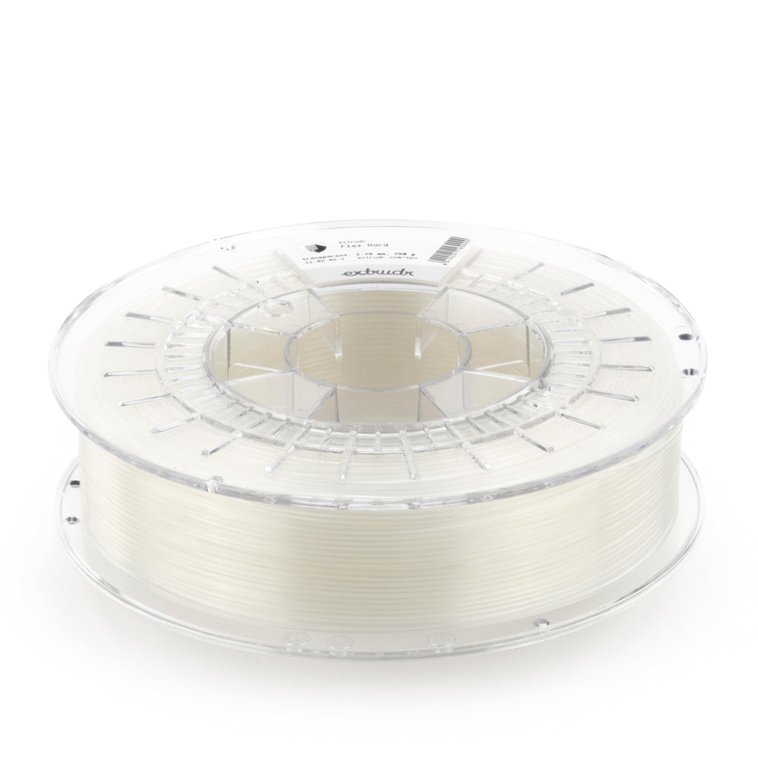 extrudr® TPU Flex hard ø1.75mm (750gr) 'NATUR/TRANSPARENT' - 3D Drucker Filament - Made in Austria T