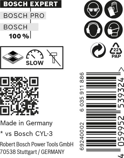 Bosch Accessories 10x Expert CYL-9 MultiConstruction Bohrer (für Beton, Ø 5,50x85 mm, Zubehör Schlag