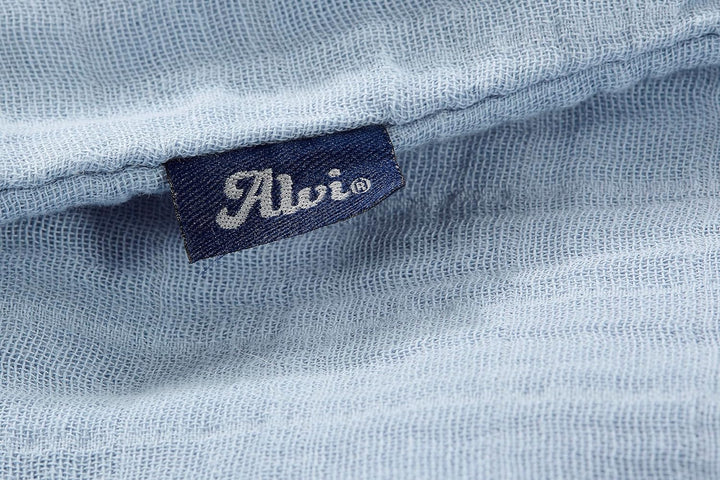 Alvi Babyschlafsack Mull atmungsaktiv mit Babylöffel DeinKinderland| Baby-Schlafsack ärmellos Jungen
