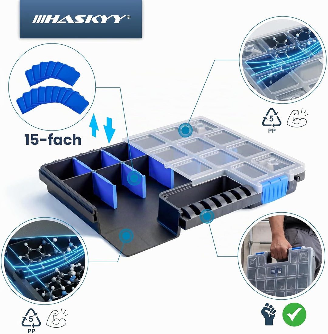 HASKYY 225x Schlaggewichte STAHLFELGEN Auswuchtgewichte Wuchtgewichte 5-30g Sortiment, Stahl