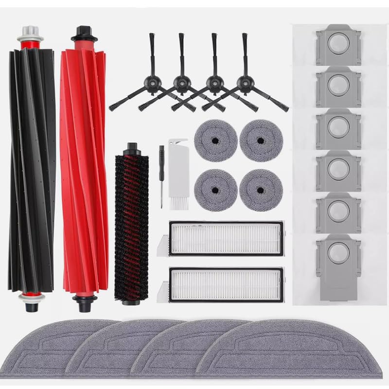 INF Komplettes Wartungsset für Saugroboter, kompatibel mit Roborock S8 MaxV Ultra/S8 Max Ultra/G20S,