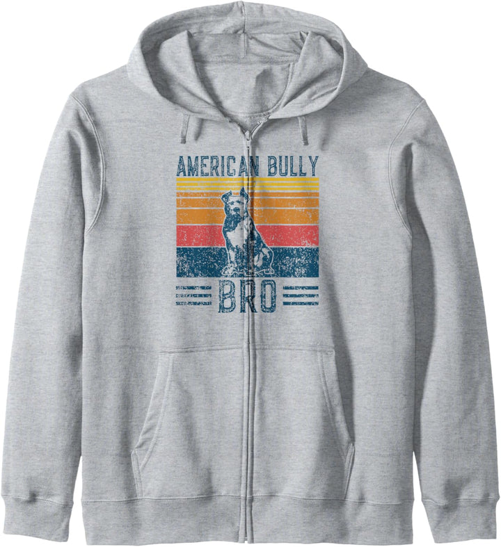 Dog American Bully Bro – Vintage American Bully Bro Kapuzenjacke