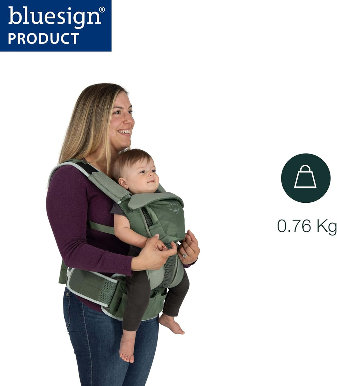 Osprey Poco Child Carriers - Deluxe child cokpit - Buil-in sunshade - Breathable Suspension - Adjust