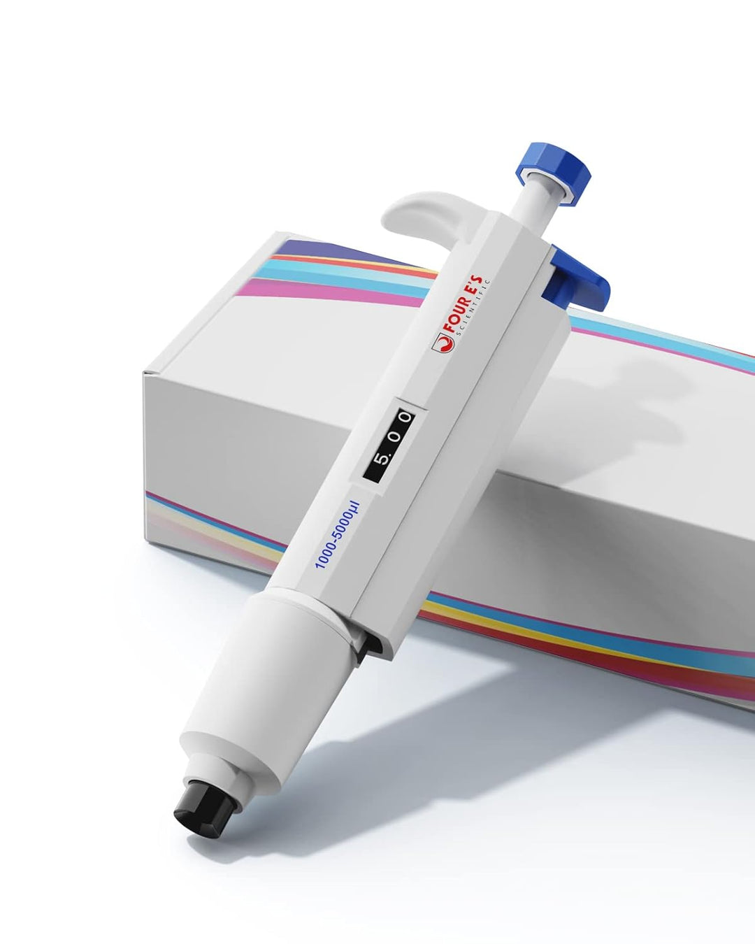 1-5ml Pipetten Pipettor 1000-5000μl Micropipette Mikropipette Labor Einkanal Pipettierer Mikroliterp