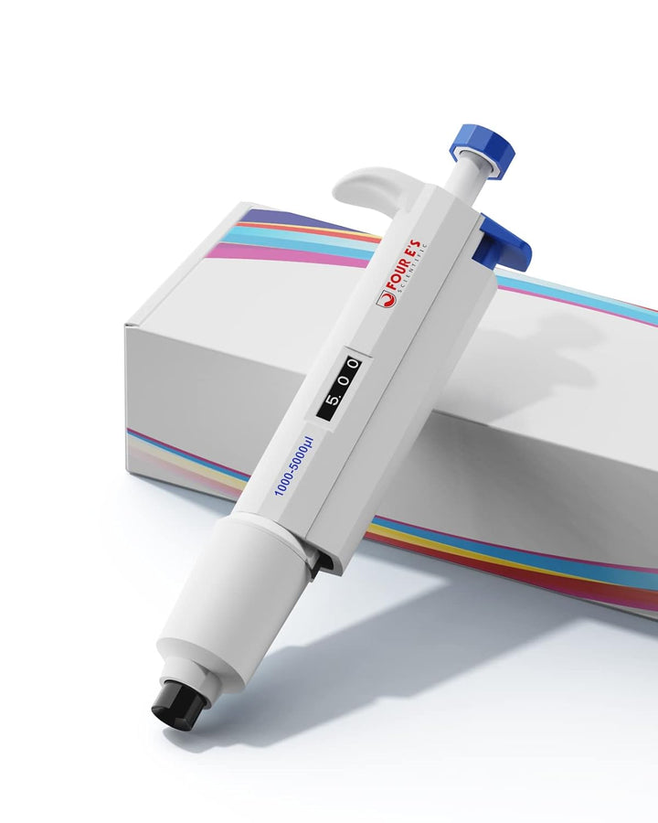 1-5ml Pipetten Pipettor 1000-5000μl Micropipette Mikropipette Labor Einkanal Pipettierer Mikroliterp