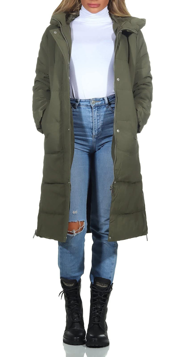 Hailys JK Alice Frauen Mantel schwarz Basics, Streetwear XS Khaki, XS Khaki