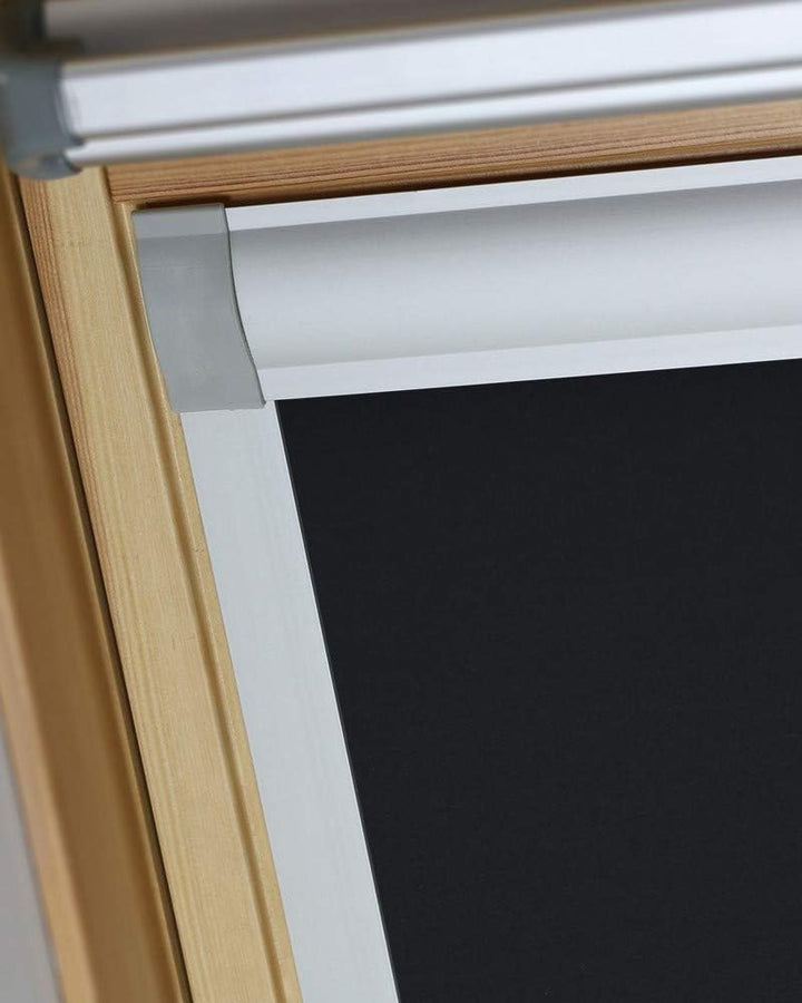 Bloc Skylight Rollo M6 A für Dakstra Dachfenster Blockout, schwarz M6A Dakstra Schwarz, M6A Dakstra