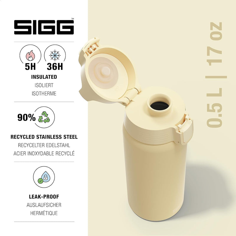 SIGG - Isolierte Trinkflasche - Thermosflasche Shield Therm One Opti Yellow kohlensäurehaltige Geträ